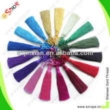 bunte Rayon Mini Quasten, Quaste, Rayon Thread Quaste